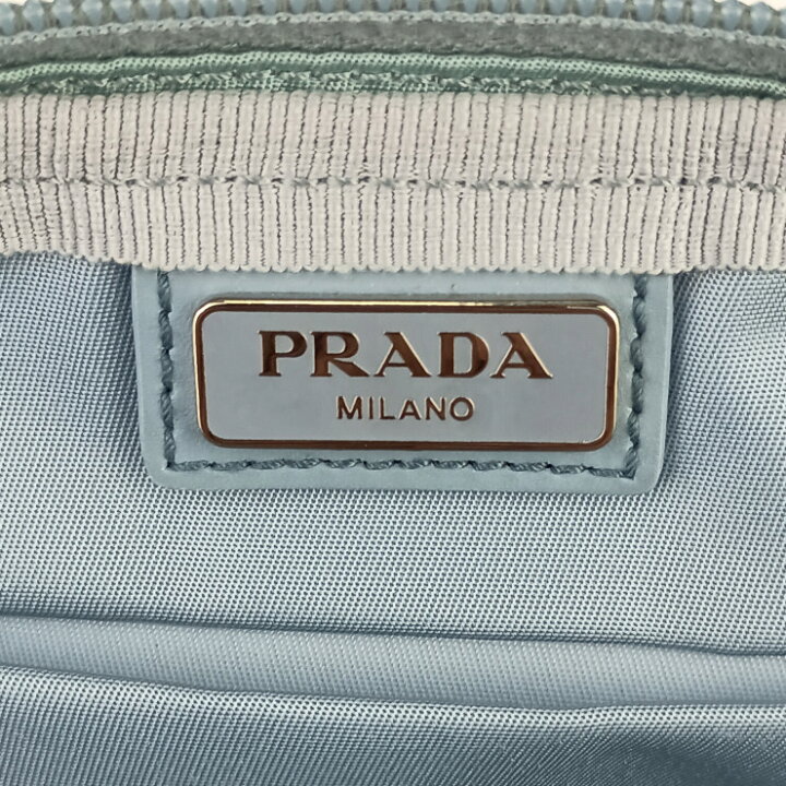 楽天市場】PRADA プラダ 化粧ポーチ 1N0724 ライトブルー系 テスート  