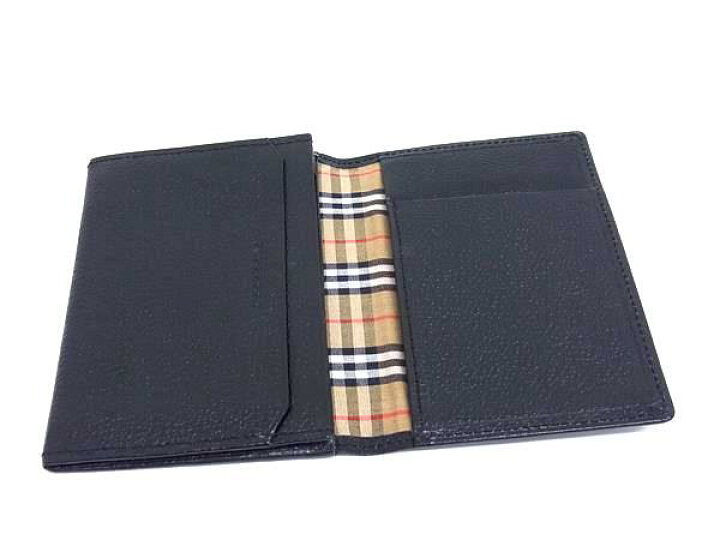 楽天市場】BURBERRY バーバリー カードケース 名刺入れ - ブラック  