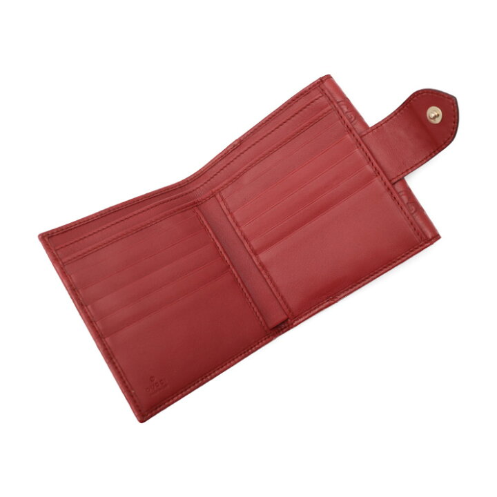 楽天市場】美品 GUCCI グッチ グッチシマ 二つ折り財布 203549 レザー  