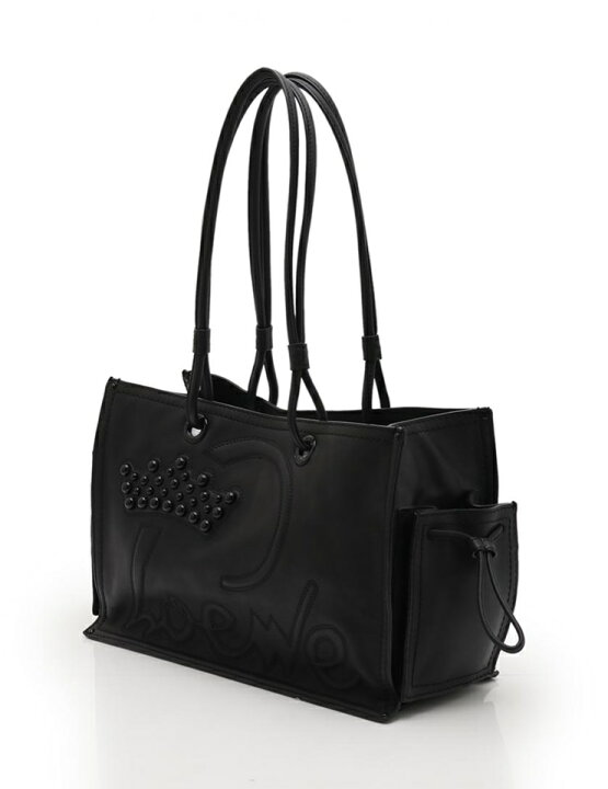 LOEWE ロエベ 人気トートバッグ ステッチロゴ クラウン スタッズ王冠 