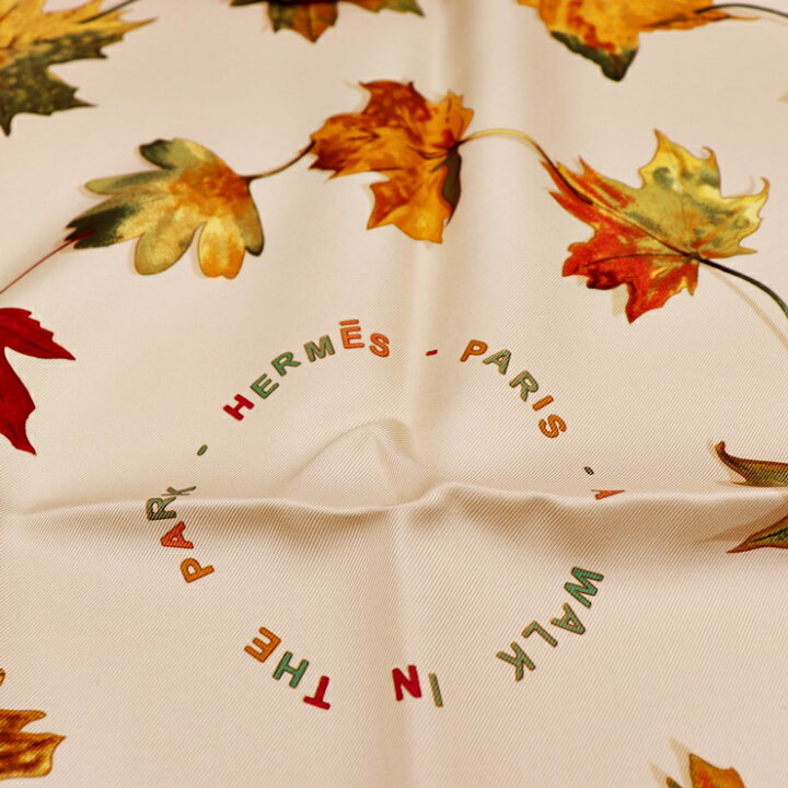 楽天市場】新品未使用展示品 HERMES エルメス カレ90 スカーフ A PARK 