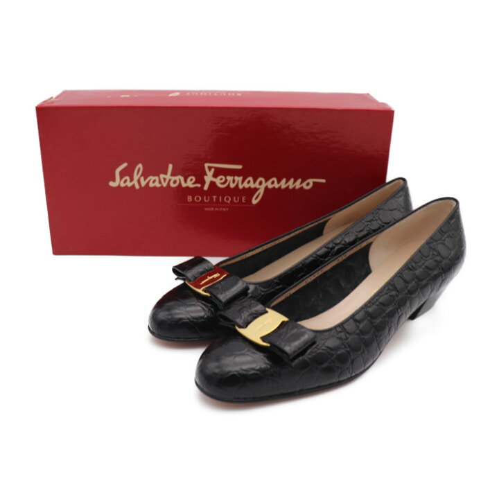 楽天市場】超美品 Salvatore Ferragamo サルヴァトーレフェラガモ 