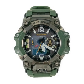 美品 CASIO カシオ 腕時計 G-SHOCK MUDMASTER Gショック マッドマスター GWG-B1000-3AJF グリーン系 ブラック文字盤 樹脂 ステンレス メンズ アナデジ ソーラー電波【本物保証】【中古】