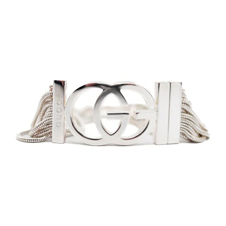 楽天市場】美品 GUCCI グッチ GGロゴ 10連 ブレスレット シルバー925 
