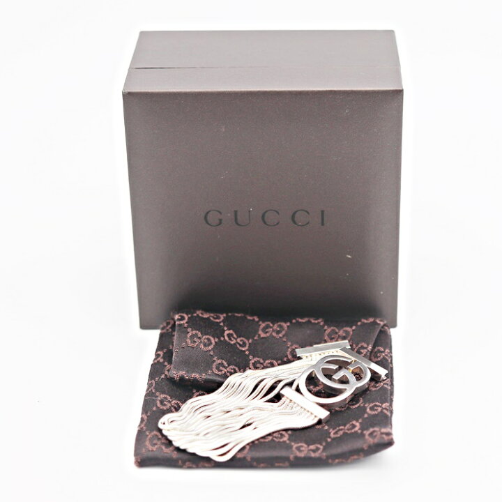 楽天市場】美品 GUCCI グッチ GGロゴ 10連 ブレスレット シルバー925 
