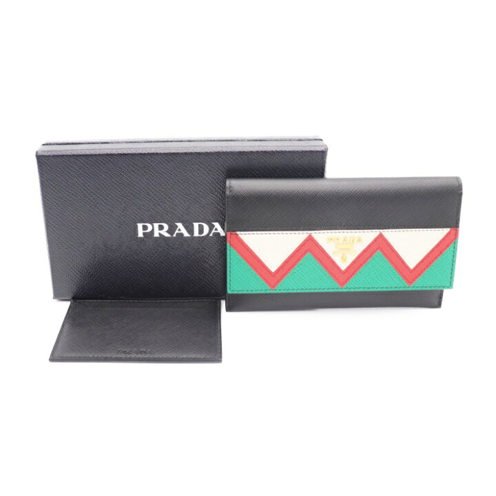 楽天市場】新品未使用展示品 PRADA プラダ SAFFIANO GRECHE 二つ折り 