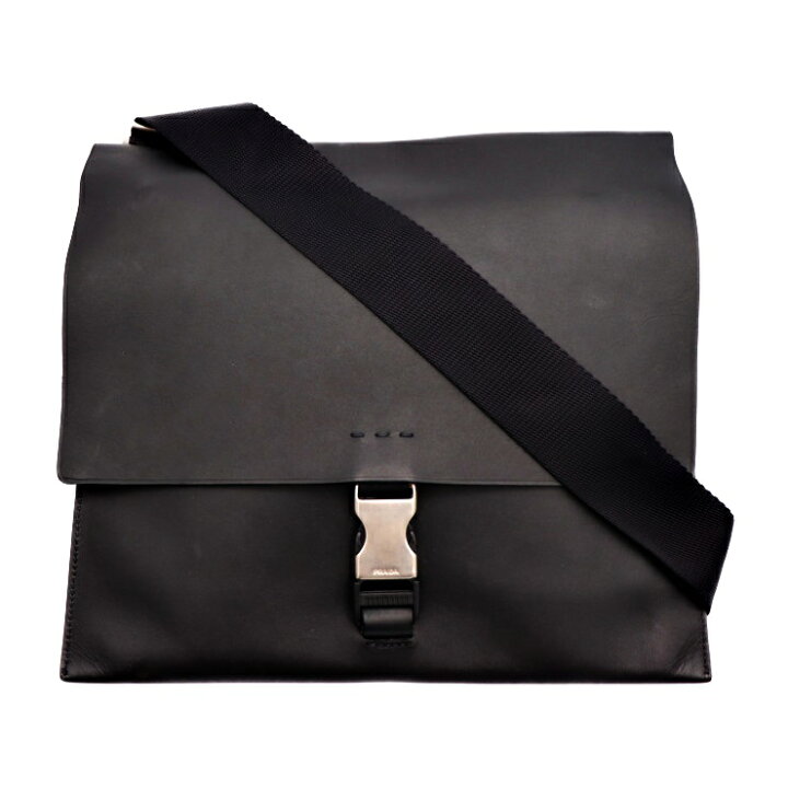 楽天市場】PRADA プラダ オールレザー ショルダーバッグ V178 レザー 