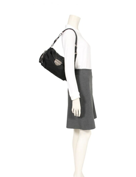 楽天市場】美品 PRADA プラダ ショルダーバッグ BR3307 レザー 黒 