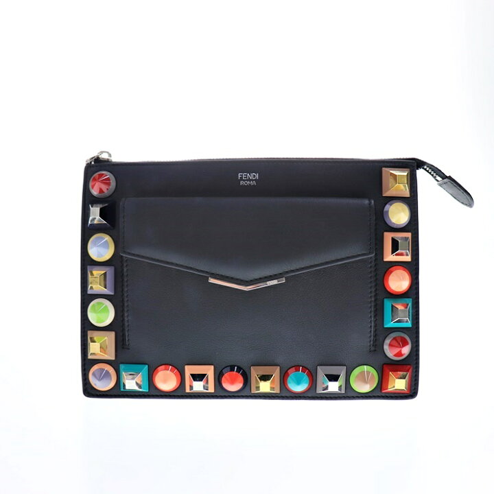 楽天市場】超美品 FENDI フェンディ トゥージュール マルチスタッズ  