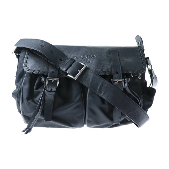 楽天市場】美品 PRADA プラダ 斜め掛け メッセンジャーバッグ 