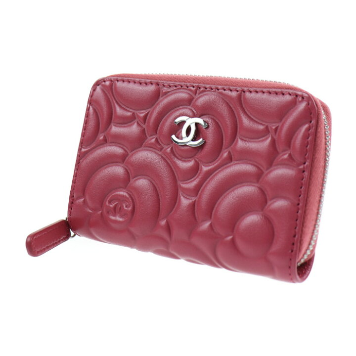 楽天市場】新品未使用展示品 CHANEL シャネル カメリア ZIP WALLET 