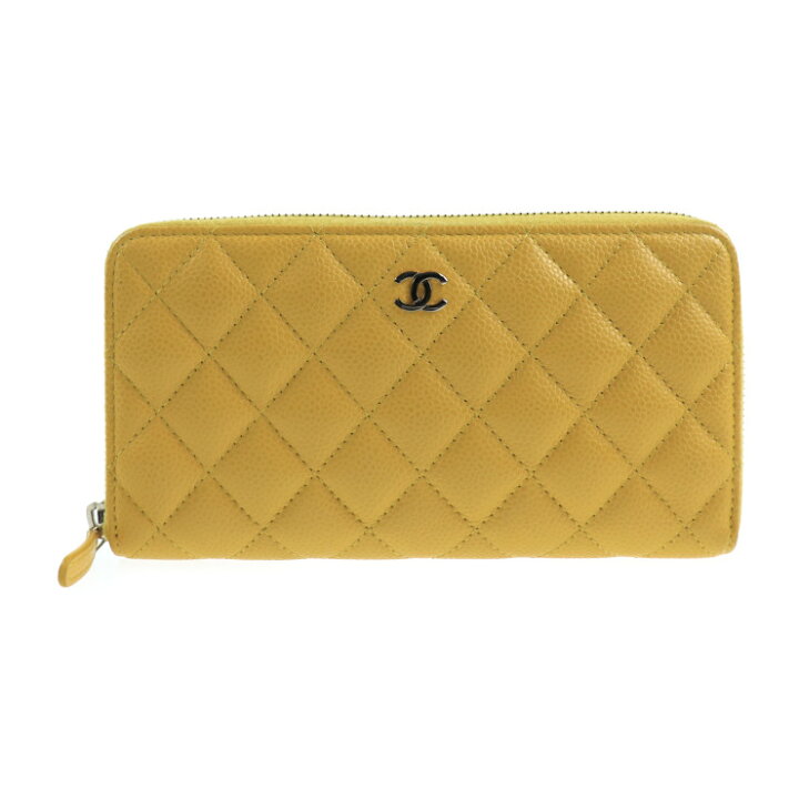 楽天市場】美品 CHANEL シャネル マトラッセ ラウンドファスナー 長  
