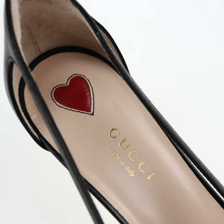 楽天市場】新品未使用展示品 GUCCI グッチ パンプス レザー ブラック 