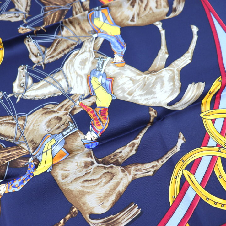 楽天市場】新品未使用展示品 HERMES エルメス カレ90 スカーフ シルク  