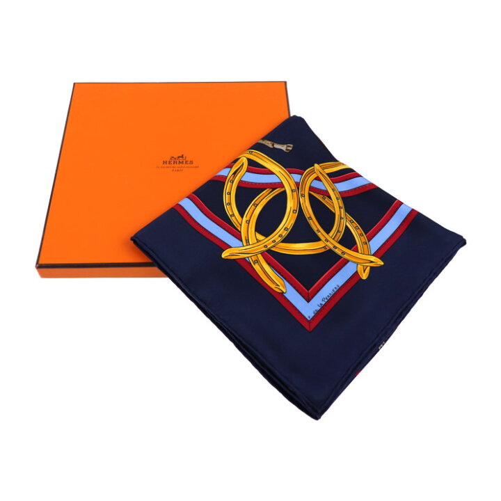 楽天市場】新品未使用展示品 HERMES エルメス カレ90 スカーフ シルク  