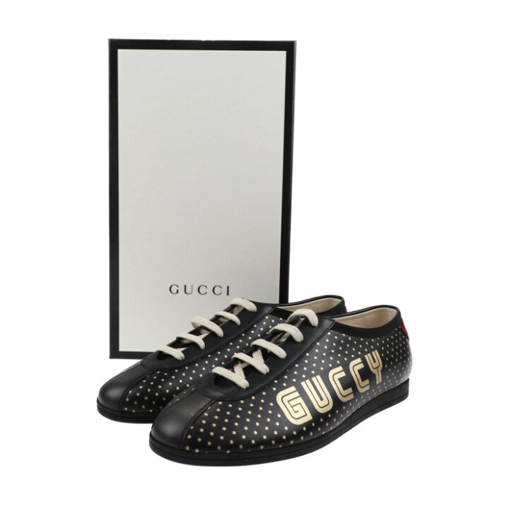 楽天市場】新品未使用展示品 GUCCI グッチ スニーカー 519723 レザー 