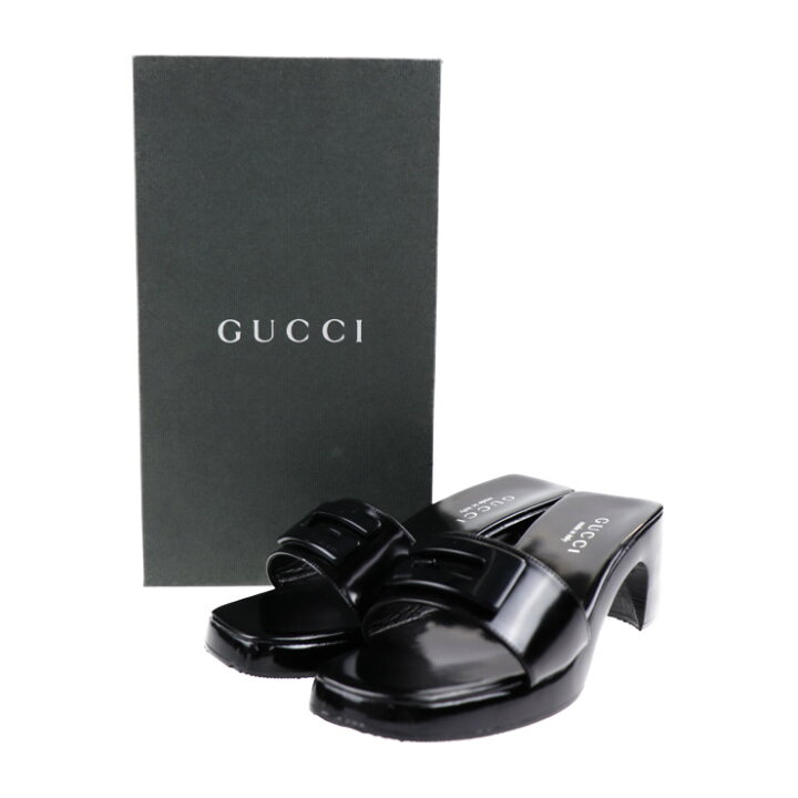 楽天市場】新品未使用展示品 GUCCI グッチ サンダル 106 3016 エナメル  