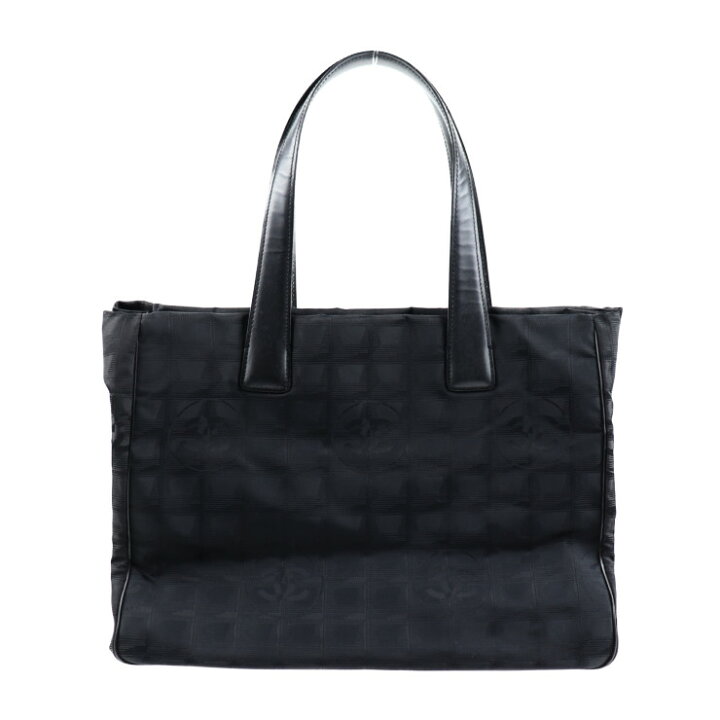 楽天市場】美品 CHANEL シャネル ニュートラベルライントートMM BK  