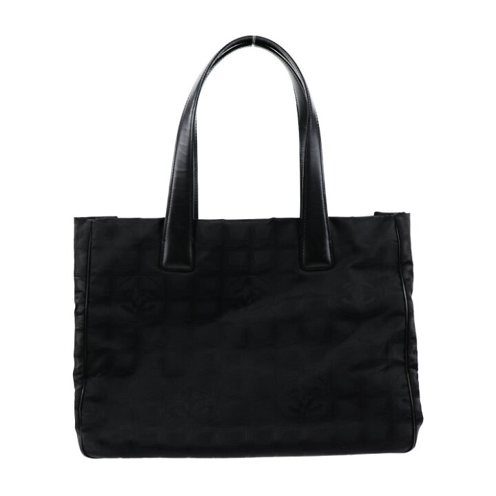 楽天市場】美品 CHANEL シャネル ニュートラベルライントートMM BK  