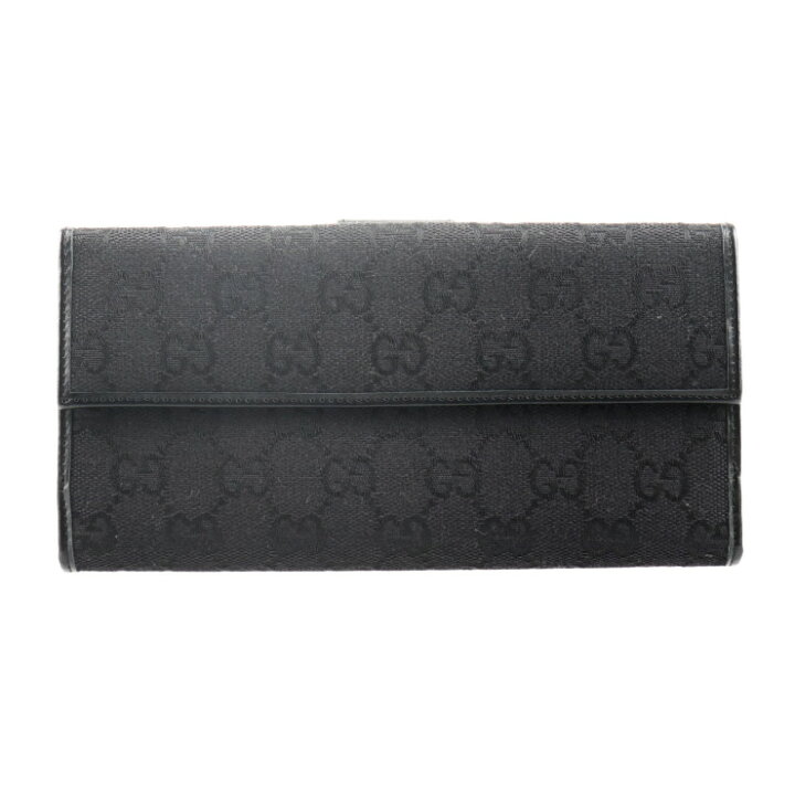 楽天市場】美品 GUCCI グッチ GGキャンバス 3つ折り 長財布 035・2888  