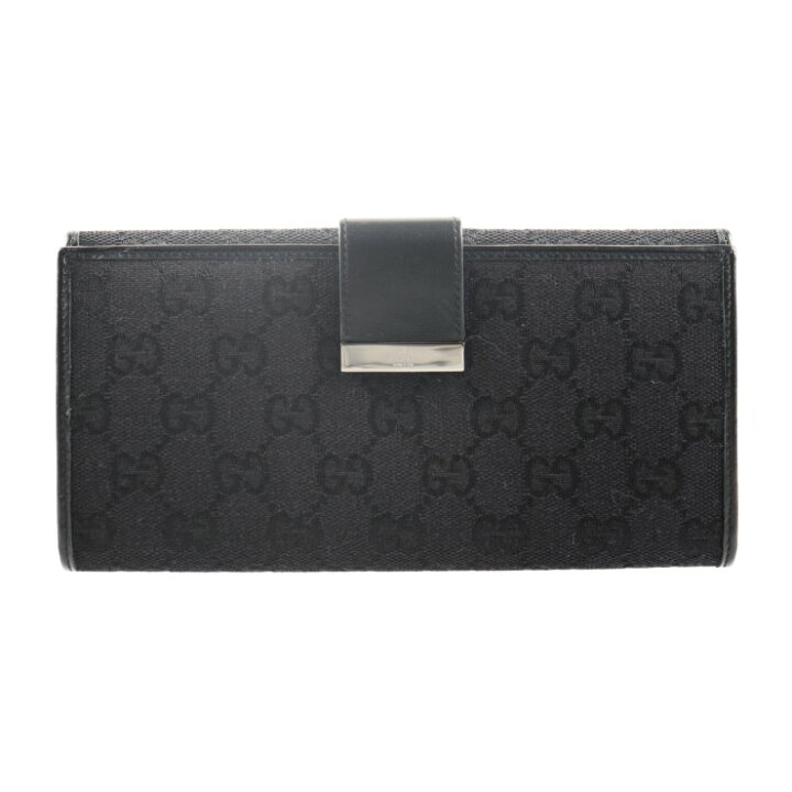 楽天市場】美品 GUCCI グッチ GGキャンバス 3つ折り 長財布 035・2888  