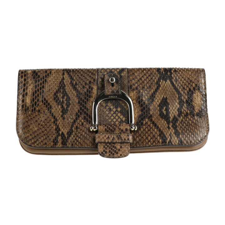 楽天市場】超美品 GUCCI グッチ クラッチバッグ 257053 パイソン  