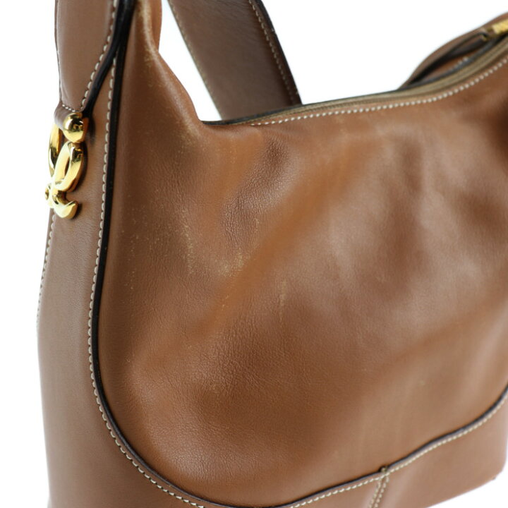 楽天市場】LOEWE ロエベ ショルダーバッグ レザー ブラウン ワン  