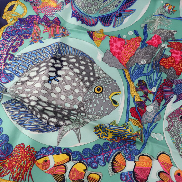 楽天市場】新品未使用展示品 HERMES エルメス GRANDS FONDS 熱帯魚 