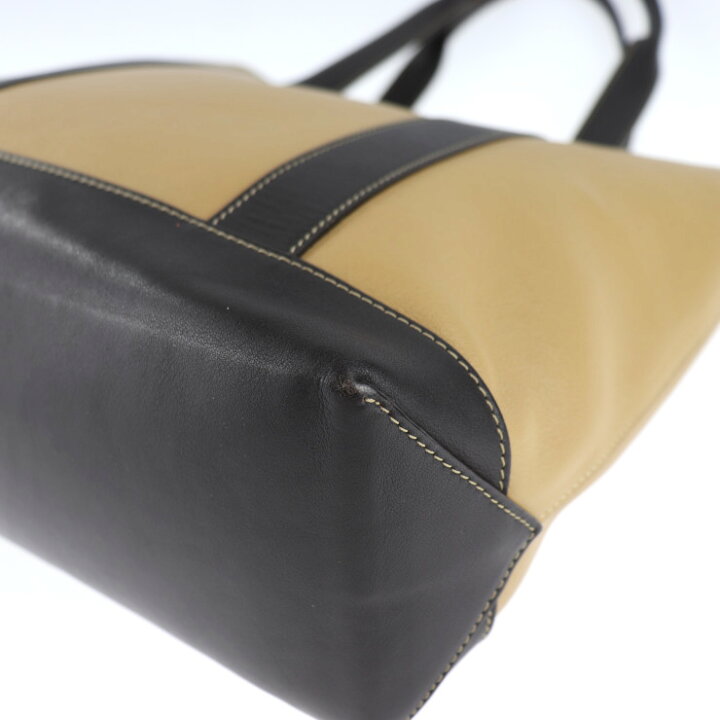 楽天市場】美品 LOEWE ロエベ オロ トートバッグ レザー ベージュ  