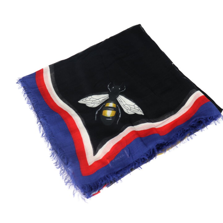 楽天市場】超美品 GUCCI グッチ BIG TIGER BEE ショール 463510 4G865 