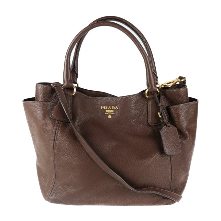 楽天市場】美品 PRADA プラダ ハンドバッグ BN2435 レザー VIT.DAINO  