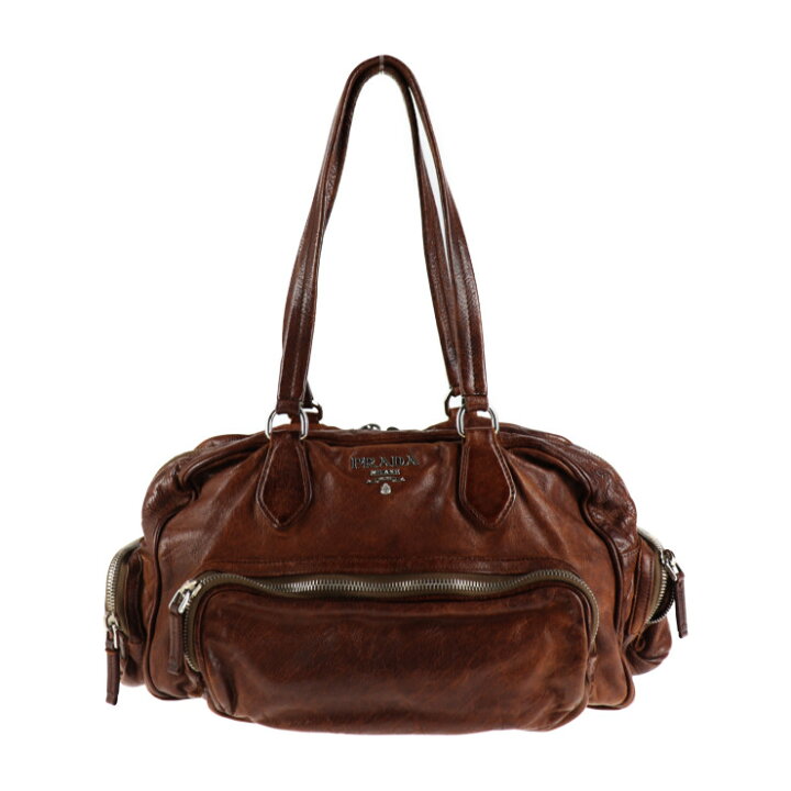 楽天市場】PRADA プラダ ショルダーバッグ BR2804 レザー COCCO  