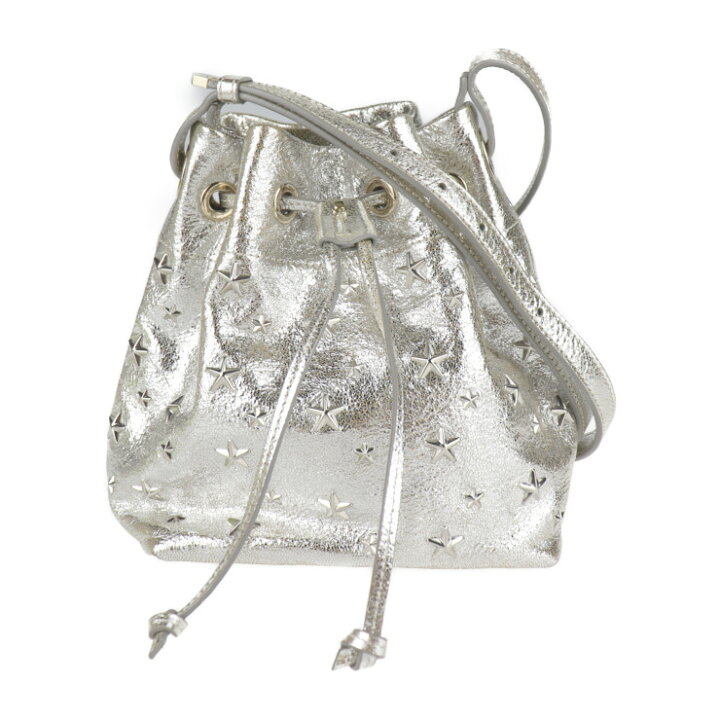 楽天市場】美品 JIMMY CHOO ジミーチュウ 巾着バッグ ショルダーバッグ  