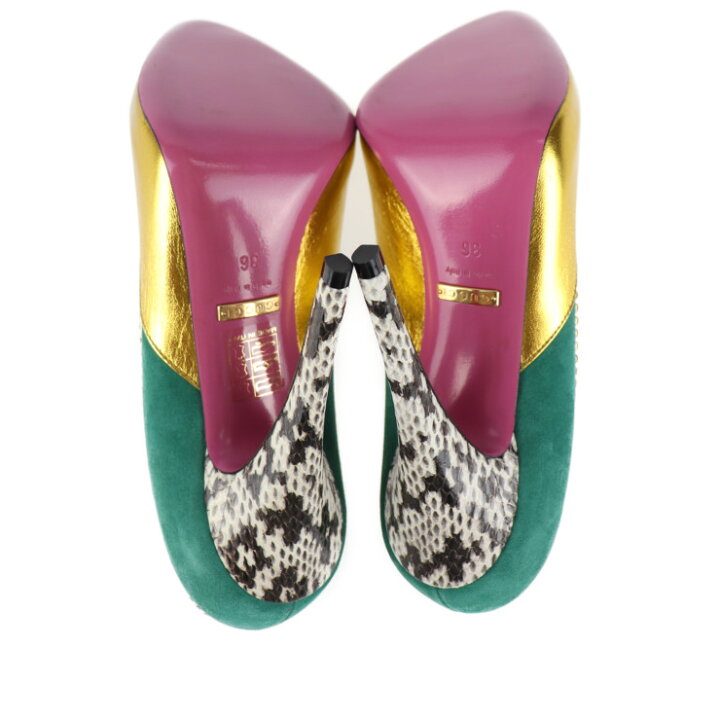 楽天市場】新古未使用展示品 GUCCI グッチ パンプス 489345 表記サイズ 