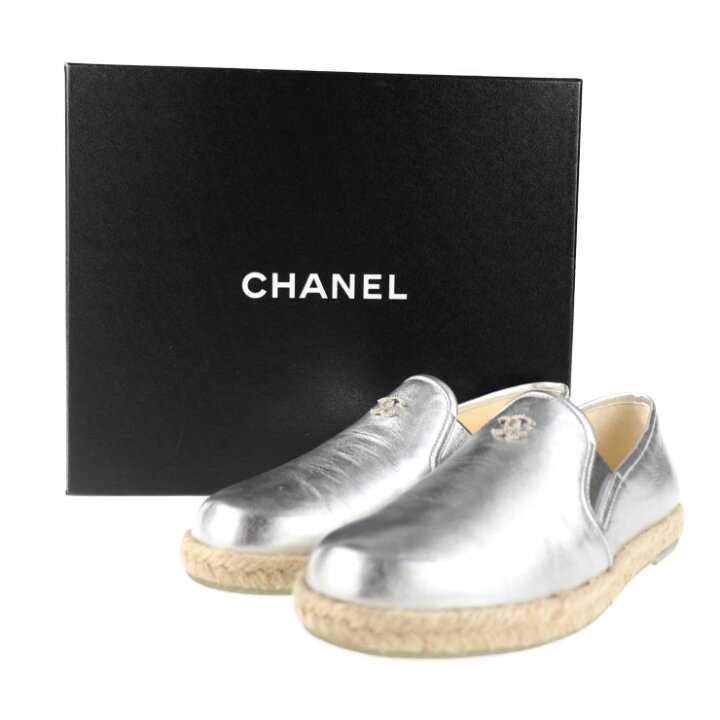 楽天市場】新品未使用展示品 CHANEL シャネル スリッポン G31874 