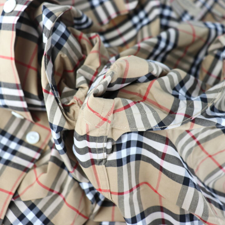 楽天市場】新品未使用展示品 BURBERRY バーバリー チェック 半袖シャツ 