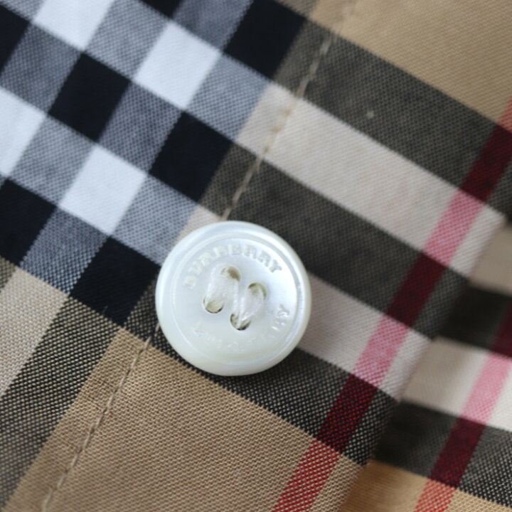 楽天市場】新品未使用展示品 BURBERRY バーバリー チェック 半袖シャツ 