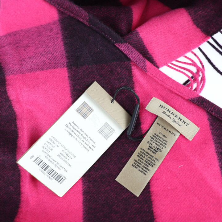 楽天市場】新品未使用展示品 BURBERRY バーバリー チェック ストール 