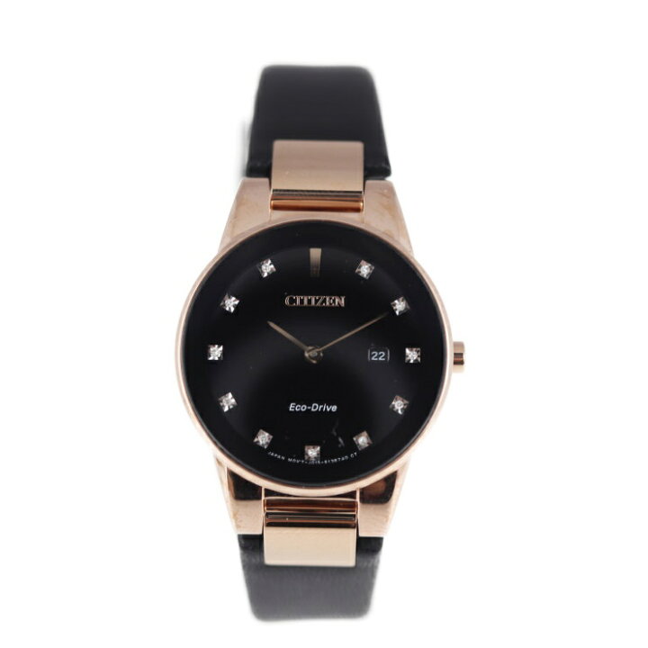 楽天市場】超美品 CITIZEN シチズン エコドライブ 11Pダイヤ 腕時計 