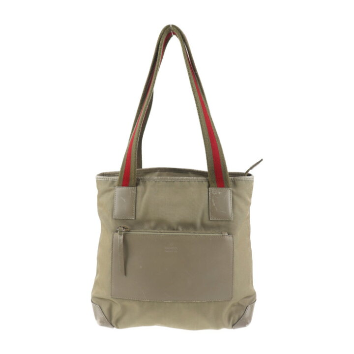 楽天市場】GUCCI グッチ トートバッグ 019 0402 ナイロン レザー  