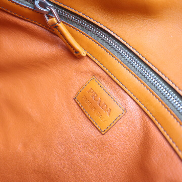 楽天市場】美品 PRADA プラダ ハンドバッグ BR2998 キャンバス レザー 