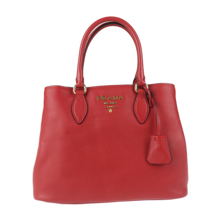 楽天市場】新品未使用展示品 PRADA プラダ ハンドバッグ 1BA058 レザー 