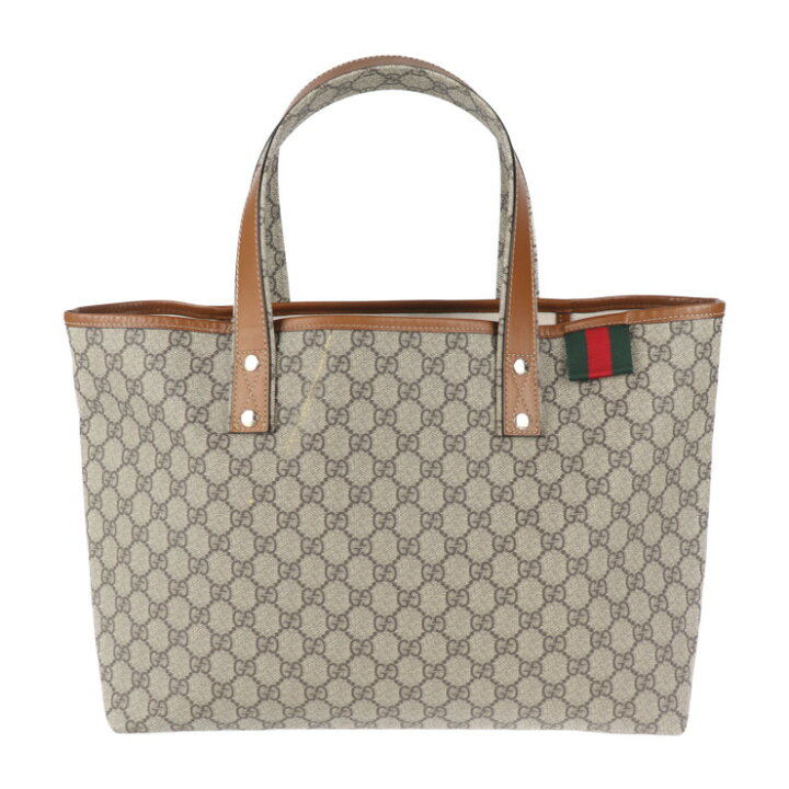 楽天市場】美品 GUCCI グッチ シェリーライン トートバッグ 211134  