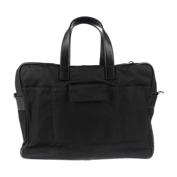 楽天市場】美品 PRADA プラダ ビジネスバッグ V407S ナイロン ブラック 