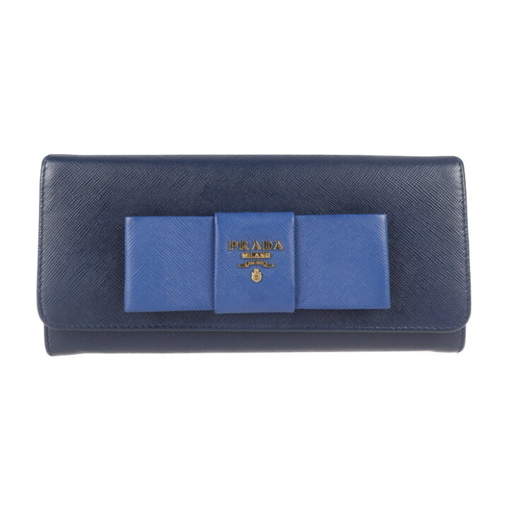 楽天市場】新品未使用展示品 PRADA プラダ リボン 長財布 1M1132 