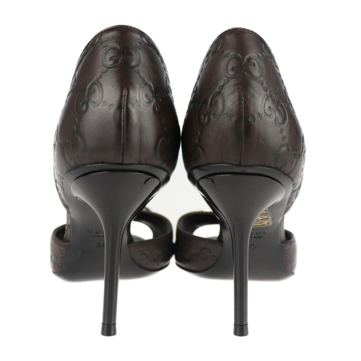 楽天市場】超美品 GUCCI グッチ グッチシマ パンプス 317029 レザー 