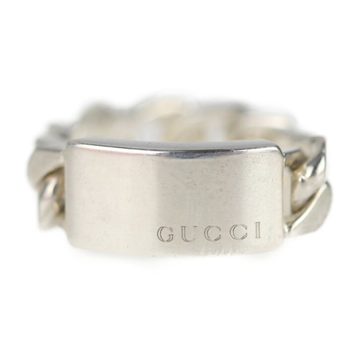 楽天市場】GUCCI グッチ リング・指輪 シルバー925 シルバー チェーン 