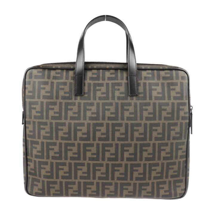 楽天市場】美品 FENDI フェンディ ビジネスバッグ 7VA345 PVC レザー 