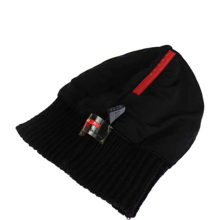 楽天市場】超美品 PRADA SPORTS プラダスポーツ ニットキャップ ウール 