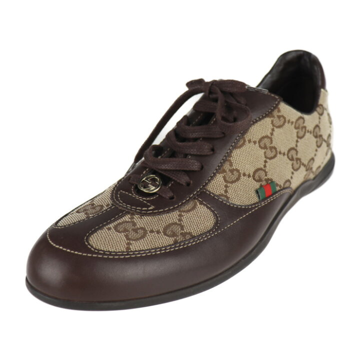 楽天市場】超美品 GUCCI グッチ スニーカー 164183 表記サイズ 34 1/2  
